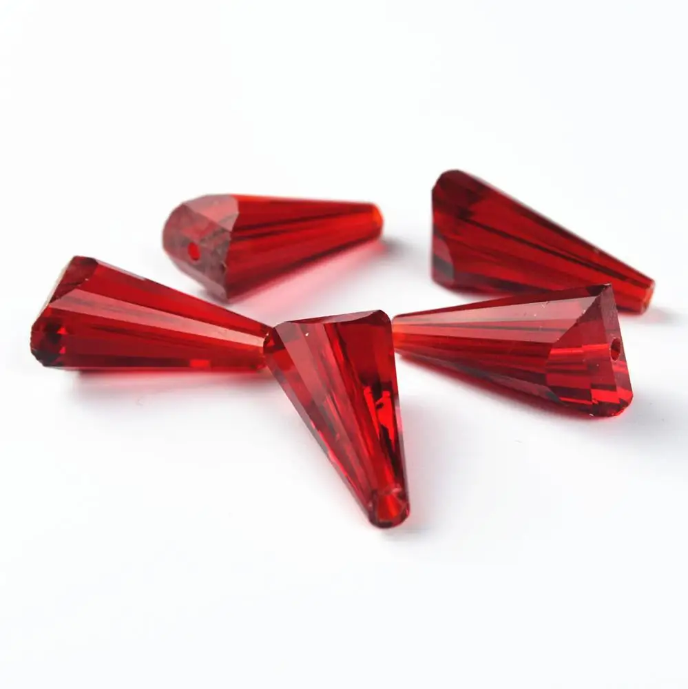 

Small 20 strands/batch glass crystal pencil shaped pony beads for clothes