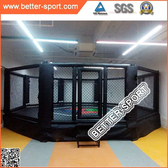 
height platform competition quality octagon mma cage 