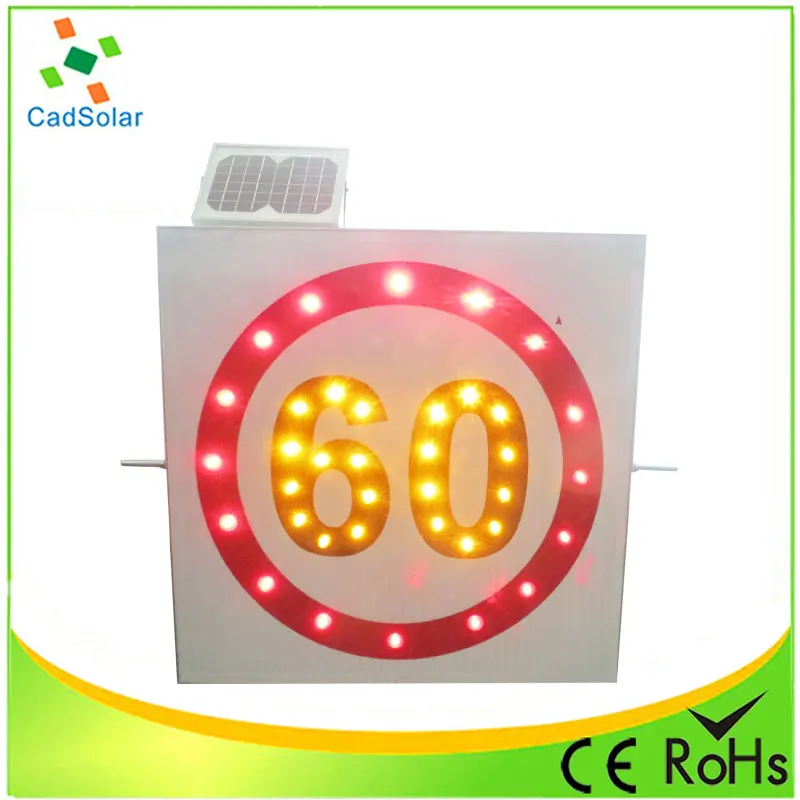 solar led road safety signs
