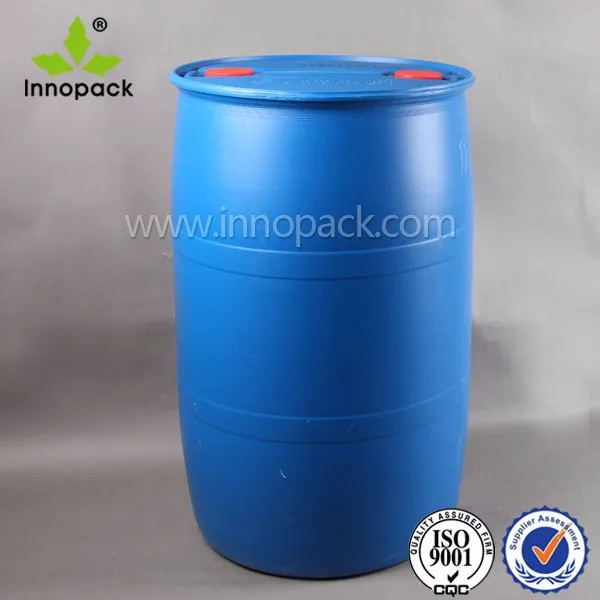 Big Barrel Food Grade Blue Plastic Fuel Drums For Chemical Packaging ...