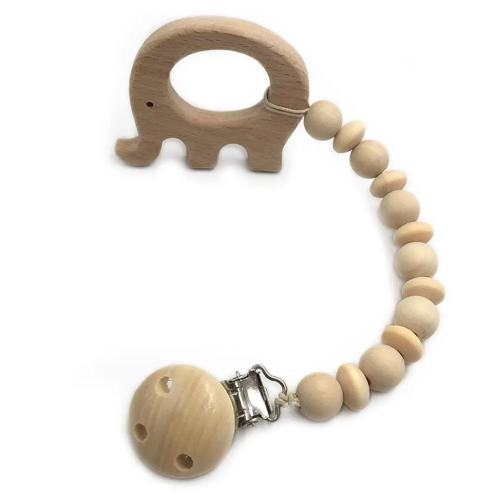 Wooden Bead Star shape for Baby Crafts/&Pacifier Clip Necklace Jewelry Making