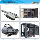 周波数ドライブ 5.5kw 7.5hp 8bar 圧力スクリュー圧縮機 XLPMTD7.5A-A10 低ノイズ空気圧縮機 350l R134A 冷媒