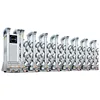 rib automatic latest outdoor factory decoration electric retractable folding sliding main gate design RGM-24