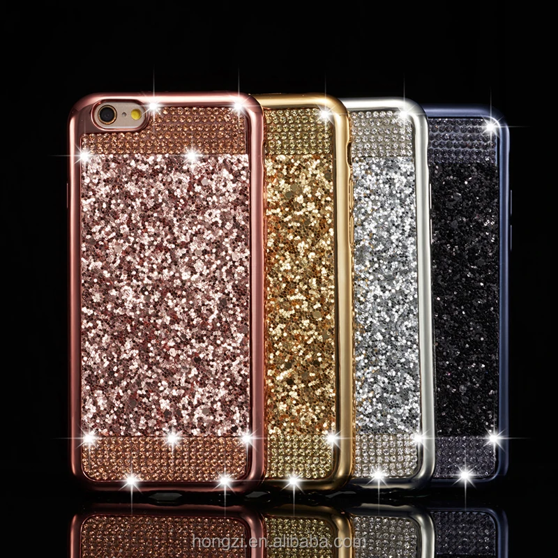 

hot Luxury Bling Glitter Diamond Soft TPU Case Skin Cover For Samsung Galaxy S7 S7 edge S8 S8 plus case, N/a