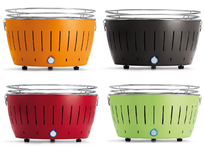 Indoor Smokeless Nonstick Table Top Battery Operated Mini Lotus Grill