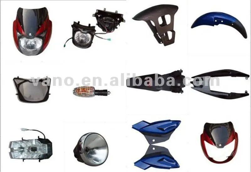 YBR 125 motorcycle rear front fender