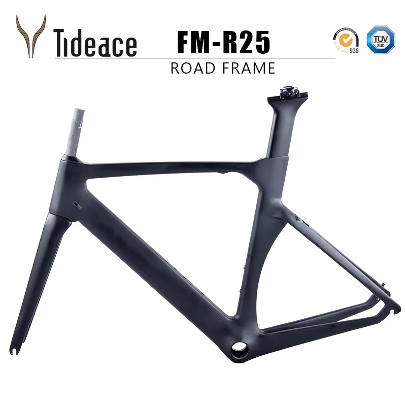 

2018 Light Carbon 700C Road Bike Carbon Fiber Stiff Aero Racing Bicycle Frame+Fork+Seat Post+Clamp Frameset Max 56cm, N/a