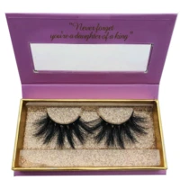 

wholesale Mikiwi New arrivals 25mm mink /silk false eyelashes with custom packaging 3D mink