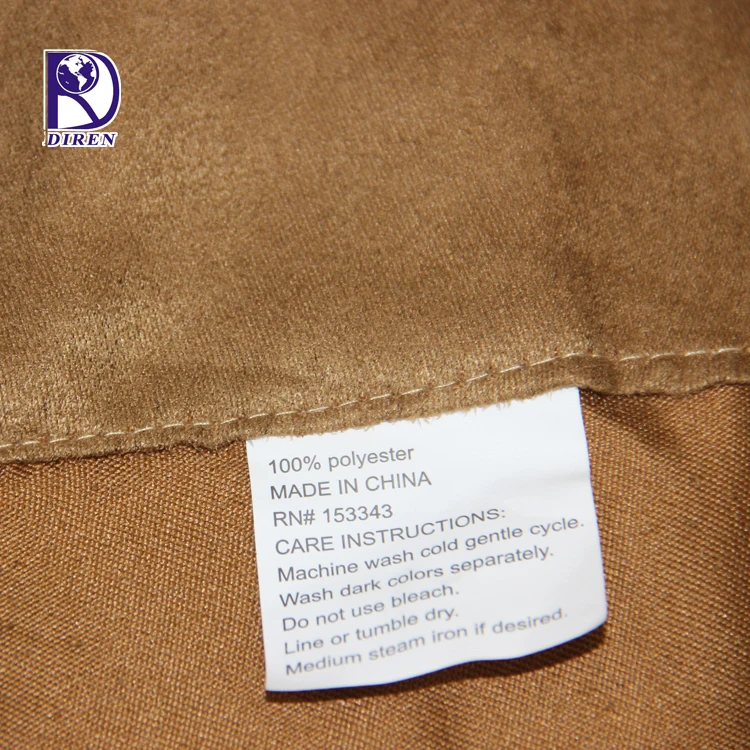 Suede fashion ready made curtain window