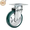 410 series Japan Style Medium Duty PU Wheel Double Brake Caster/Castor
