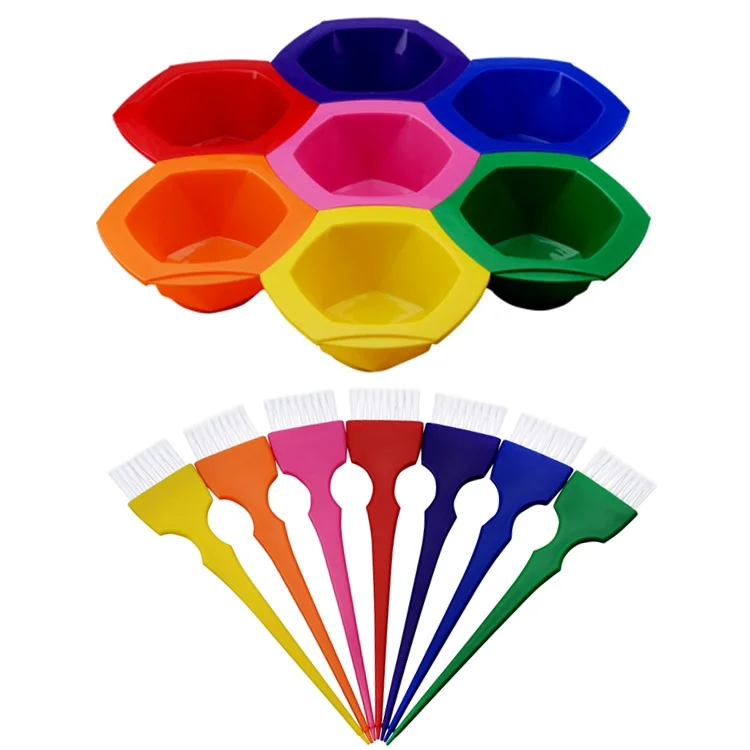

Wholesale Barbershop Salon Plastic Hair Coloring Tint Bowl, Colorful