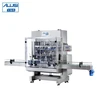 SUS 316L 4 heads liquid filling machine, filler for liquid