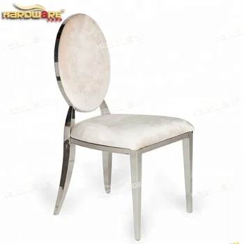 Leather Or Fabric Modern Round Back Dining Chairs - Buy Round Back