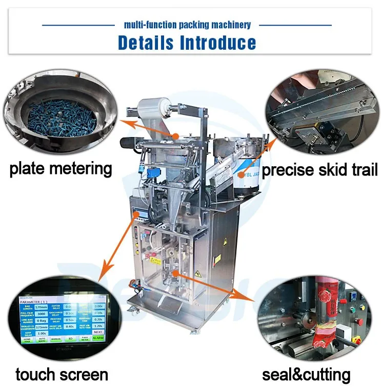 Multifunctional Packing Machine and sorting and Calibration Unit. Machine details