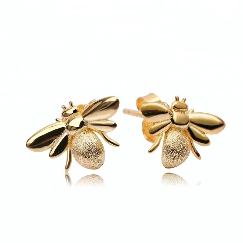 

Wholesale Cute Honeybee Stud Silver earring part