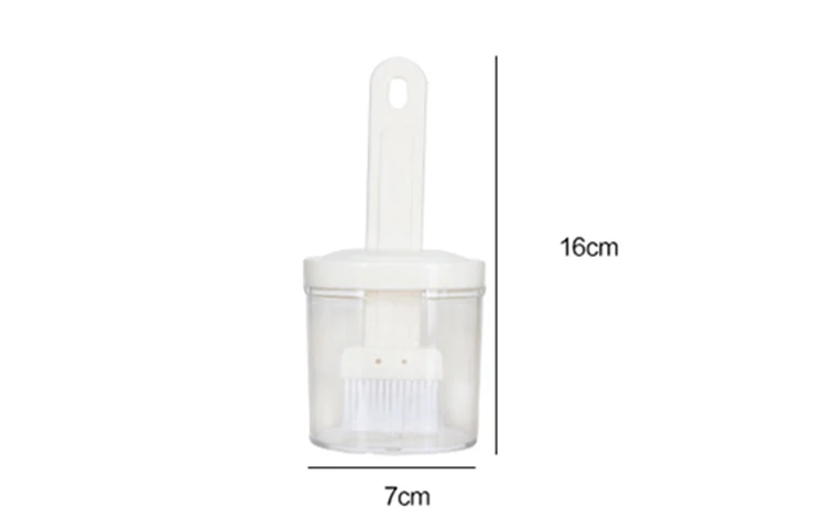  Wholesale New Product Ideas 2019 Kitchen Accessories Eco Friendly Soft Plastic Brushes Barbecue Brush With Transparent Base