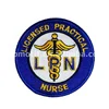 Factory Custom Embroidery Iron On nurse Patch For Clothing