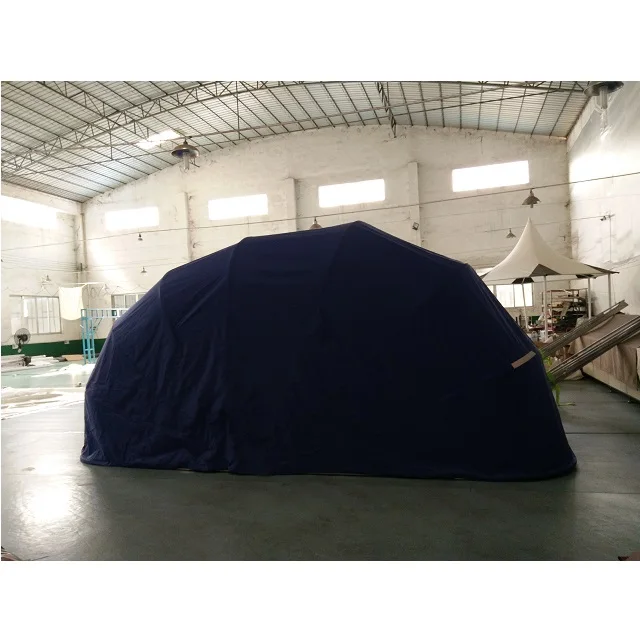 

Removable Easy Up Folding Stainless Steel Customized PVC Coated Metal Carport Portable Garage Tent, Grey