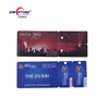 Custom Printing PVC Big Card with Small Key Tag with Barcode for Loyalty Program