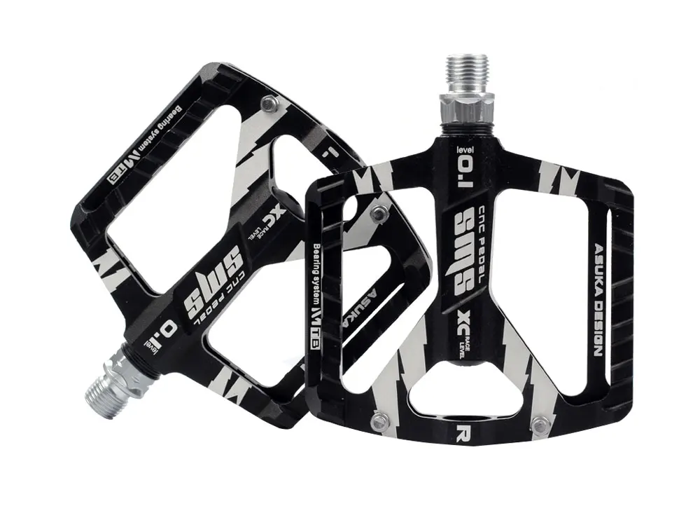 1 Pair Bicycle Pedals Aluminum Platform Pedal MTB BMX Road Bike Cycling Parts``