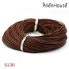 Best selling 1.2mm Black/Brown Genuine Korea Leather Cords String Rope,DIY Jewelry Beading String For Bracelet & Necklace
