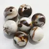 Hot Sale Brown Color Faux Shell Beads Loose Plastic Sea Conch Spacer Beads Charms