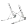 Desktop universal aluminum fully foldable adjustable riser stand for macbook, ipad, laptop,smart cellphone
