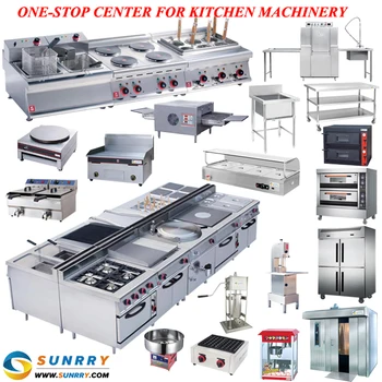 machinery and equipment of a restaurant