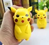 Free Sample 10000mAh Fashion Cartoon Power Bank Plastic Mobile Phone Charger Pikachu Power Banks with Sound and Light