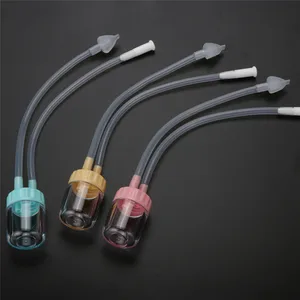 Image of Baby Safety Nose Cleaner Baby Kids Nasal Inhaler Vacuum Suction Nasal Mucus Runny Aspirator Inhale Healthy Care