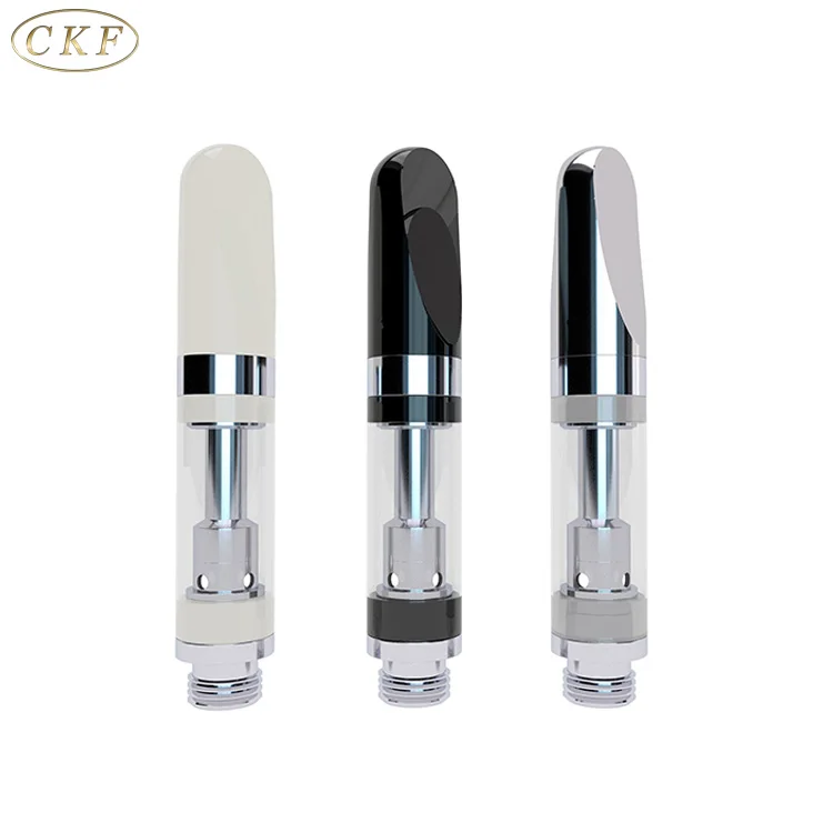 

Best Selling Ceramic Cover The Mouthpiece Cap CBD Cartridge, Black/ white