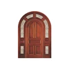 European Style Factory Price Solid Wooden Antique Arched Top Interior Doors