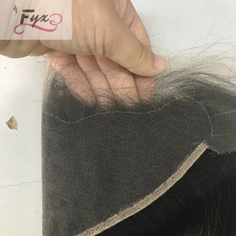 

Hot sales 100% human hair pre_plucked 13X4 HDlace frontal cuticle aligned film lace