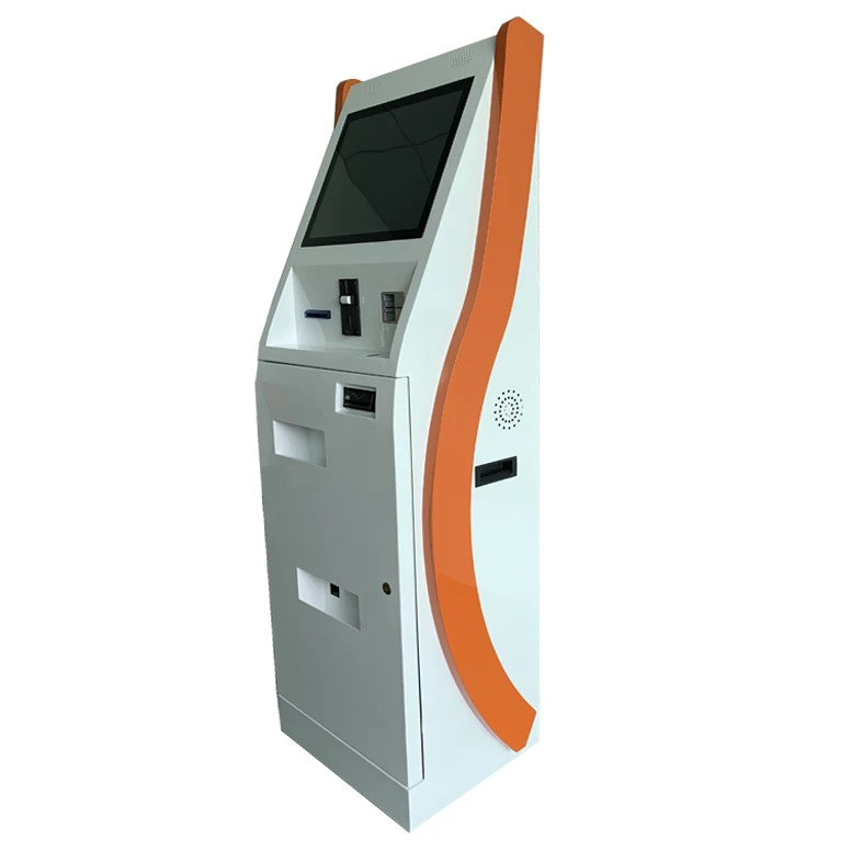 
All in one cash bitcoin exchange terminal touch screen self service ATM machine coin bill acceptor pay kiosk 