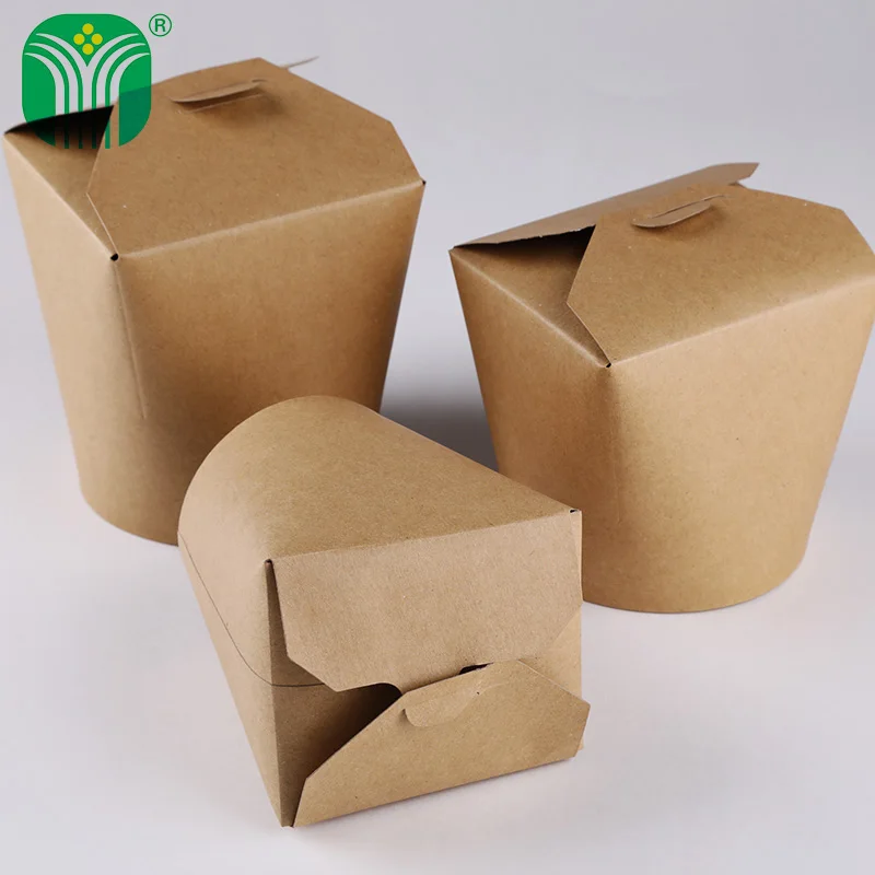 
china factory custom logo print paper noodle box 