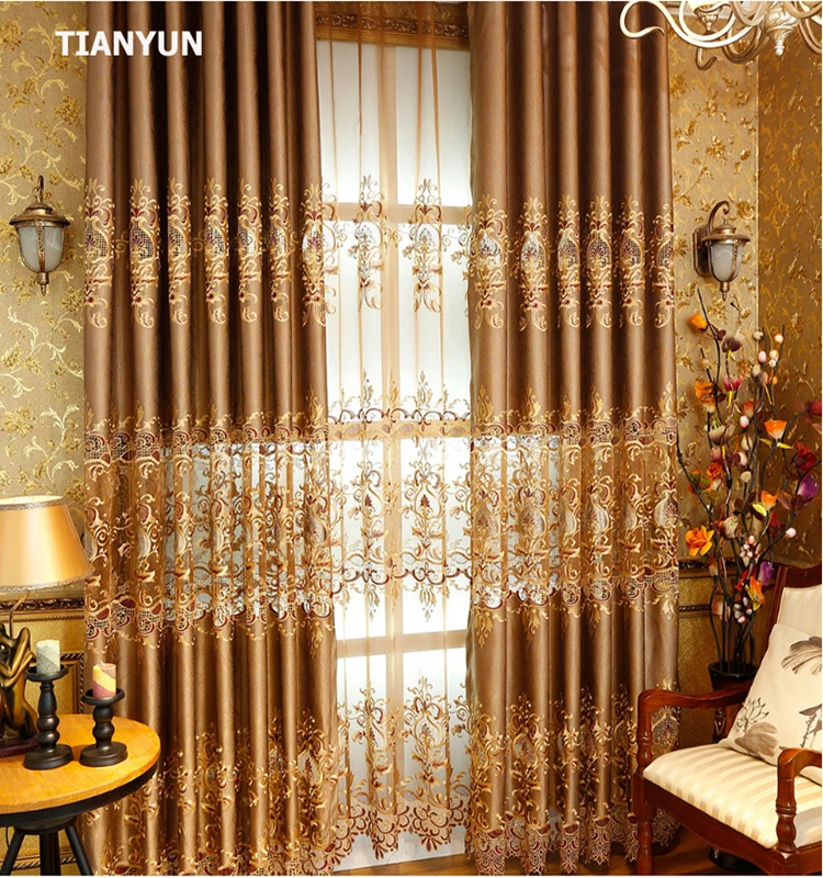 Heavy Embroidered Blackout Cheap Curtain Fabric Buy Cheap Curtain