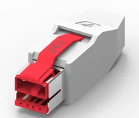

DC 24V POWER USB CABLE For Epson Printer Pos Scanner ,Hosiden Power usb