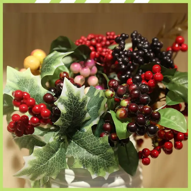 Conventional very cheap Christmas gift berry bulk silk flowers online