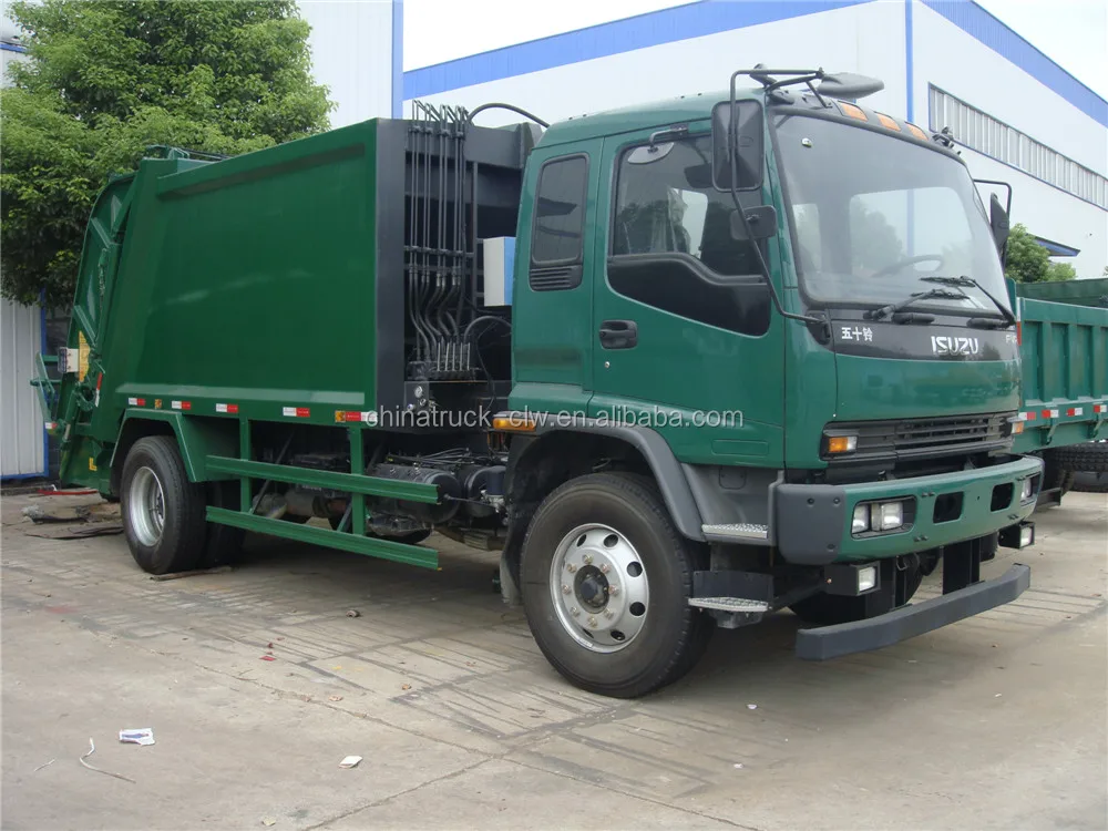 Chinese Factory 10ton Isuzu 240hp Garbage Compactor Truck For Sale In