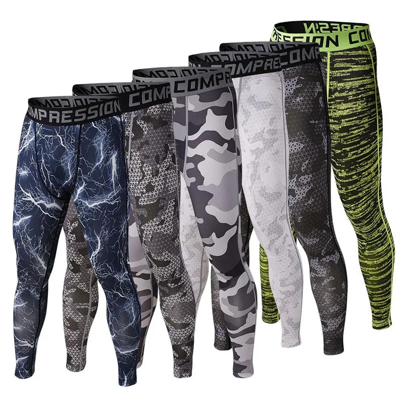 

2015 Men Tight Sport Pants Camouflage Outdoor Leisure Sports Training Fitness Pants Trousers Running Clycling Pants, Many colors