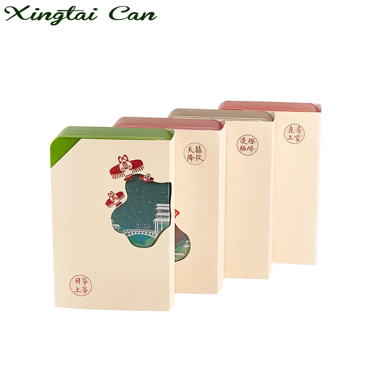 
New Design Square Luxury Gift Cookies Biscuit Packing Tin Box Manufacture 