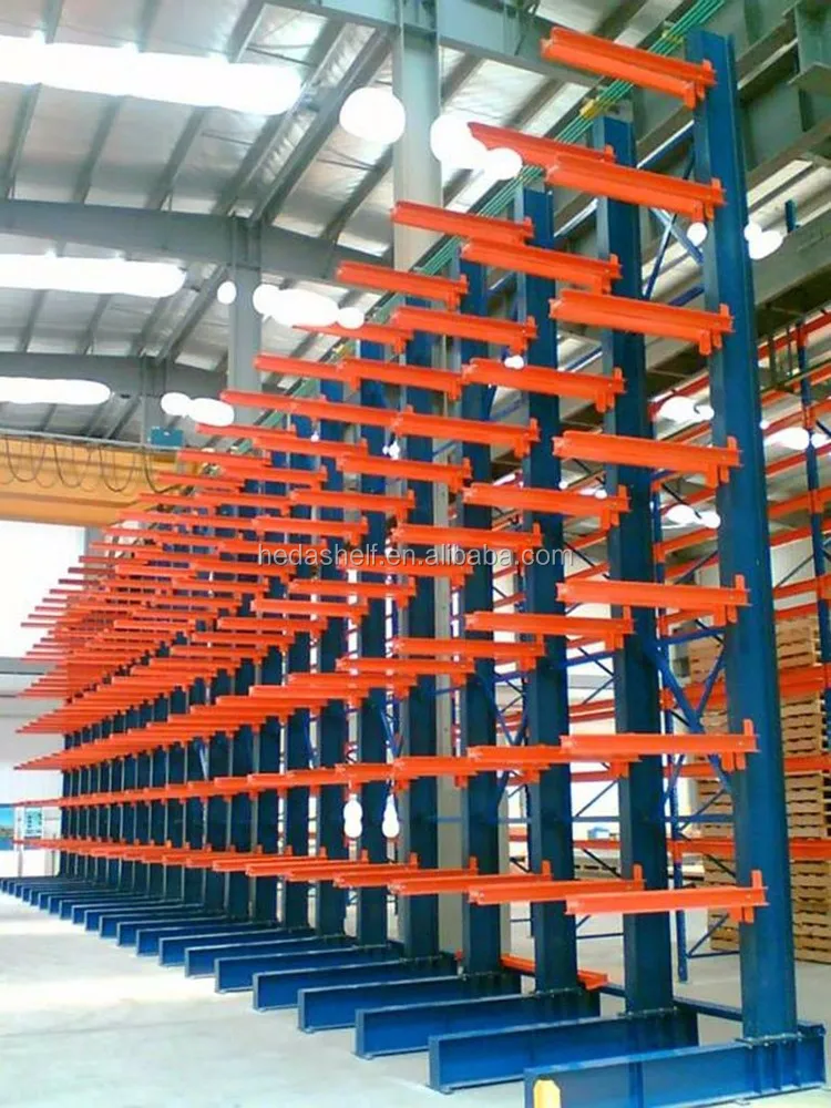 double side convenient warehouse storage rack cold rolled steel
