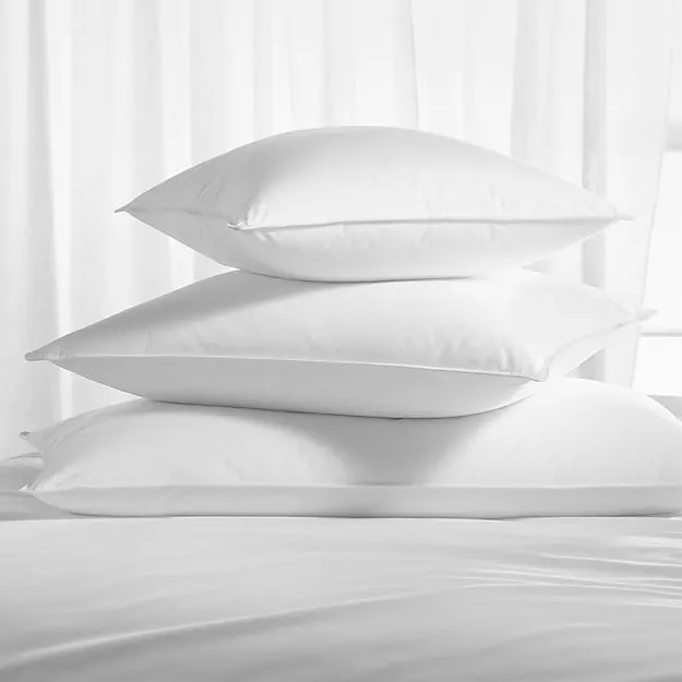 Customized White Square Pillow,5 Star Hotel 70 Feather 30 Duck Down Pillows King Size