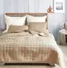 OEM Washed Material 100% Polyester Pillowcase Quilting Seam Quilt Cover Elastic Bed Sheet Sets India Bed Sheet For Hotel