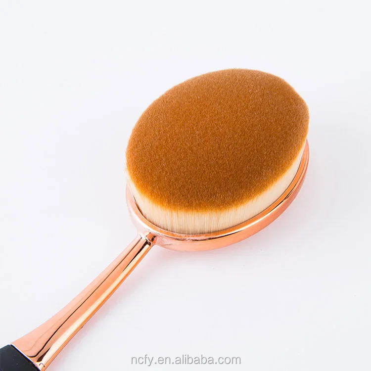 oval toothbrush makeup brush