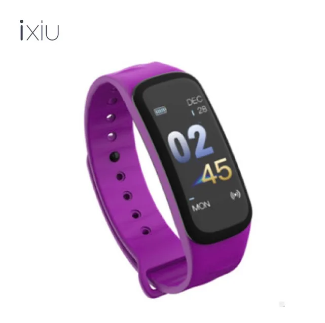 

C1 plus waterproof rubber smart band dynamic heart rate blood pressure smart bracelet monitor fitness tracker