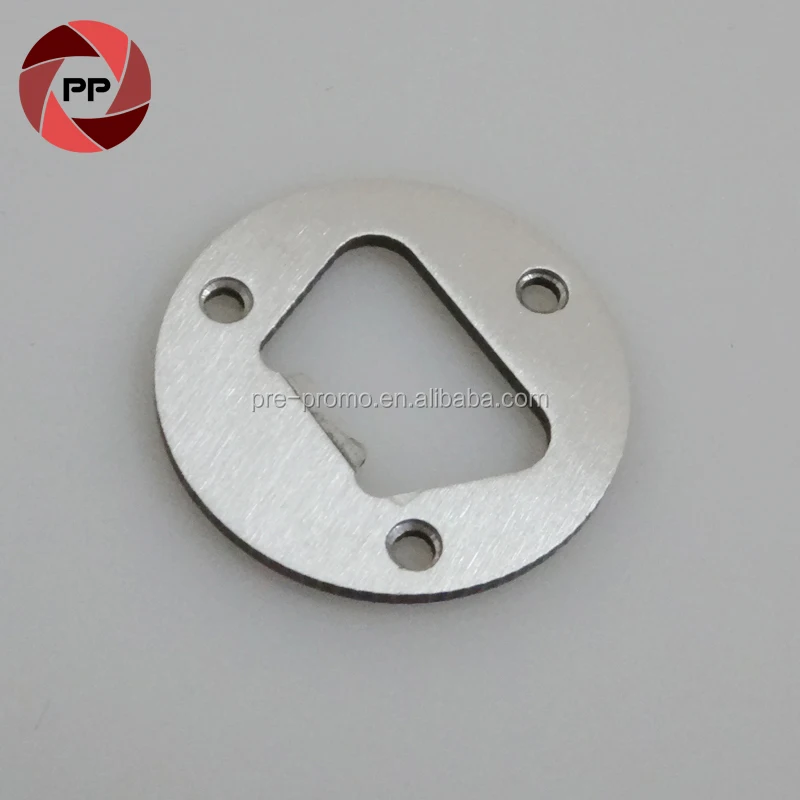 

metal cheap round bottle opener, Custom