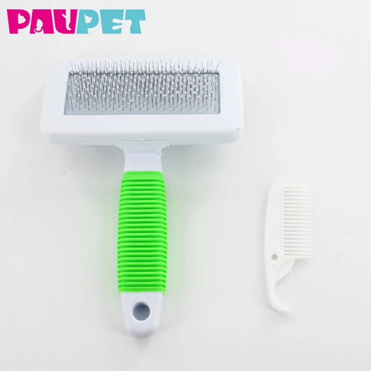  Self Cleaning Slicker Brush for Gently Removes Loose Undercoat, Mats and Tangled Hair with Your Dog or Cat Will Love Being Brus