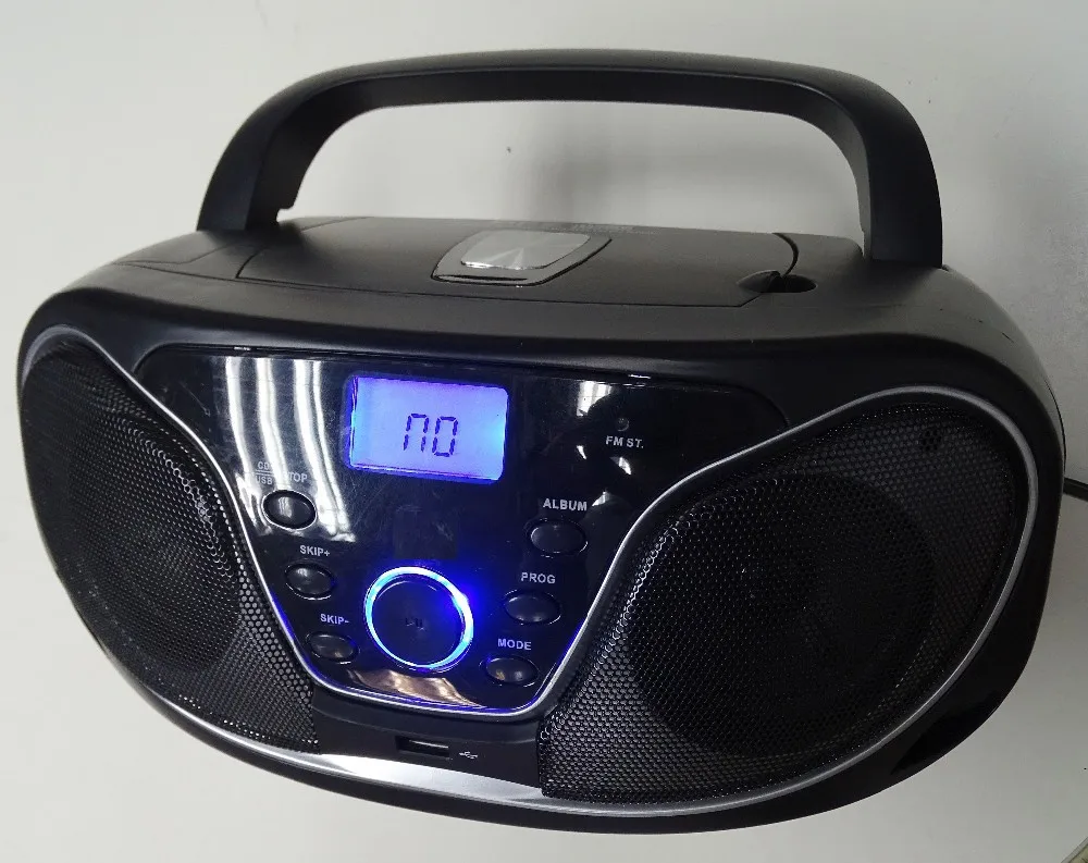 
MP3 CD DAB BT USB SD boombox with clock set 