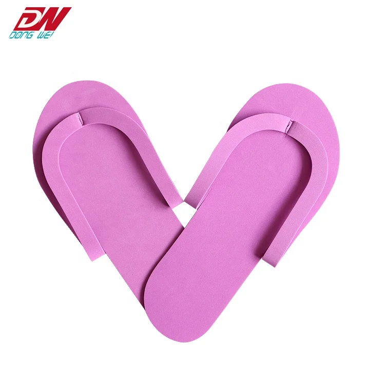 
factory supplies disposable Eva slippers for hotel pedicure shops 